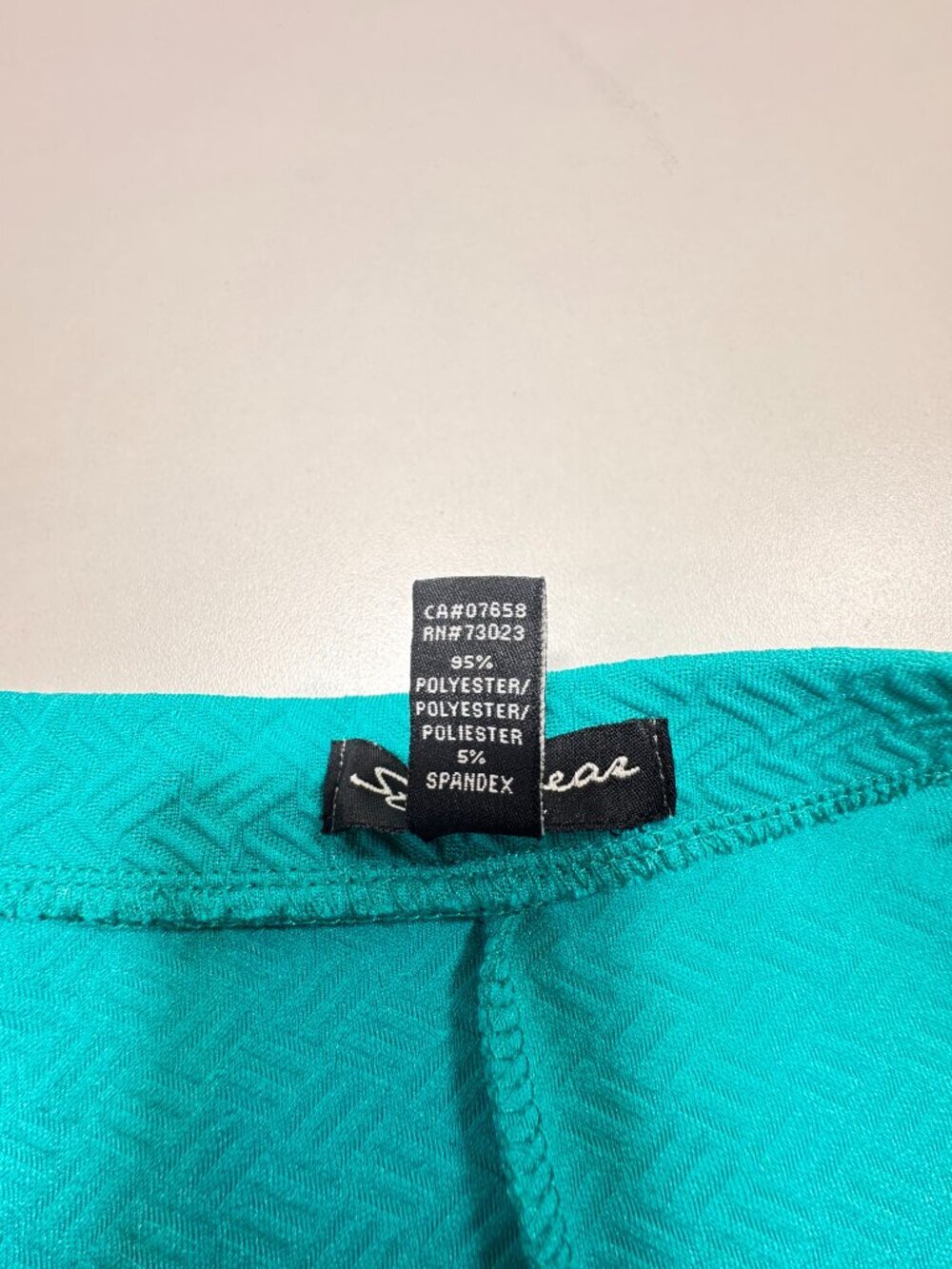 Streetwear Society Turquoise Textured Skater Skirt Size Medium - Picture 7 of 8